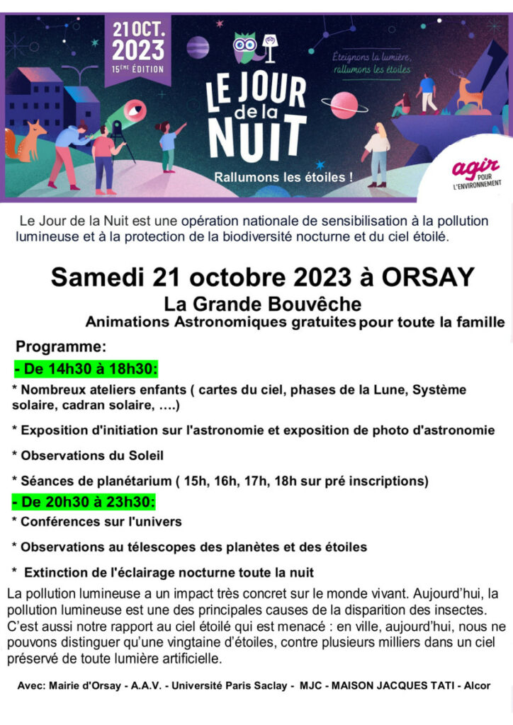 Le jour de la nuit 2023 Orsay