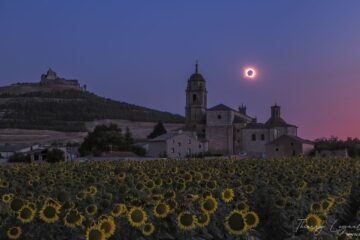 Eclipse à Castrojeriz